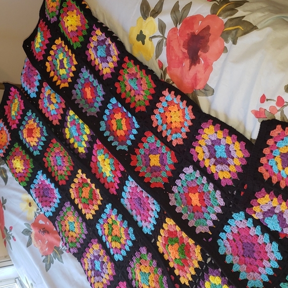 NEW!!! Handmade Granny Square Duster - Picture 5 of 6